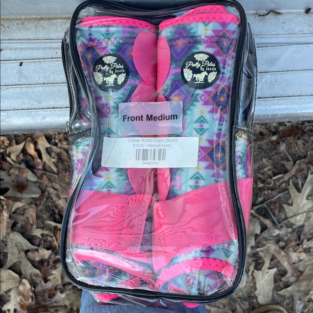 Pretty Aztec Pink Sport Boots